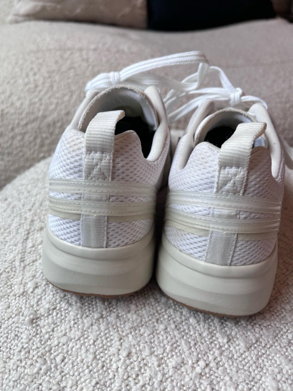Veja White and Cream Athletic Sneakers - Picture 7 of 13